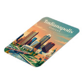 Skyline Indiana Magnet (Linke Seite)
