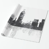 SKYLINE INDIANAS, INDIANAPOLIS GESCHENKPAPIER (Ungerollt)