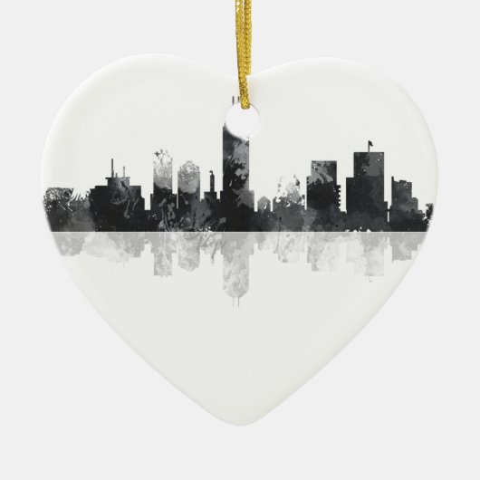 SKYLINE INDIANAS, INDIANAPOLIS KERAMIK ORNAMENT (Vorne)
