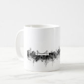 Skyline Istanbuls die Türkei Kaffeetasse (Vorderseite Links)