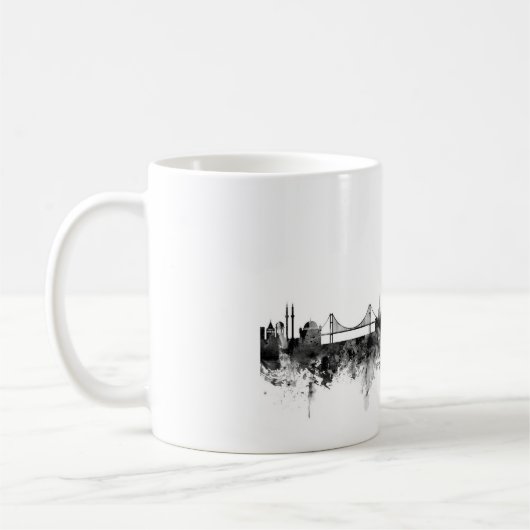 Skyline Istanbuls die Türkei Kaffeetasse (Links)