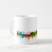 Skyline Istanbuls die Türkei Kaffeetasse (Vorderseite Links)