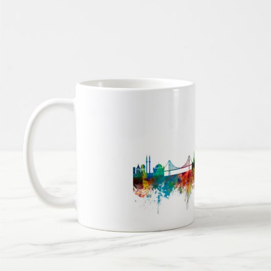 Skyline Istanbuls die Türkei Kaffeetasse (Links)