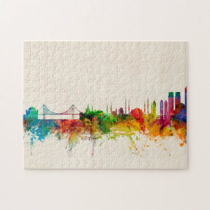 Skyline Istanbuls die Türkei Puzzle