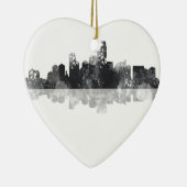 SKYLINE JERSEY CITY, NEW-JERSEY KERAMIK ORNAMENT (Rechts)