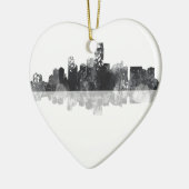 SKYLINE JERSEY CITY, NEW-JERSEY KERAMIK ORNAMENT (Links)