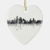 SKYLINE KANSAS CITY, MISSOURI KERAMIK ORNAMENT (Rechts)