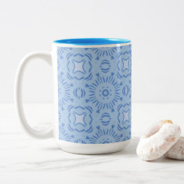 Skyline-Konstellation Zweifarbige Tasse