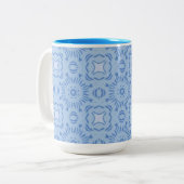 Skyline-Konstellation Zweifarbige Tasse (Vorderseite Links)