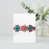 Skyline Krakau Feiertagspostkarte (Stehend Vorderseite)