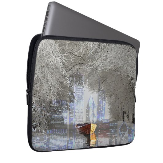 Skyline Laptopschutzhülle (Vorne Rechts)