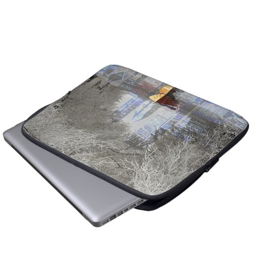 Skyline Laptopschutzhülle (Vorne Knopf)