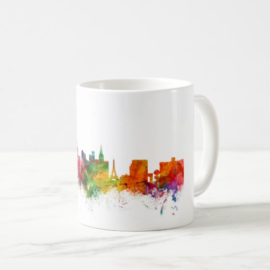 Skyline Las Vegass Nevada Kaffeetasse (VorderseiteRechts)