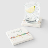 SKYLINE LAS VEGASS, NEVADA STEINUNTERSETZER (Seitenansicht)