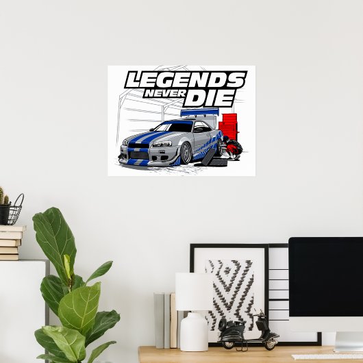 SKYLINE LEGENDS DIE NIE! POSTER (Heimbüro)