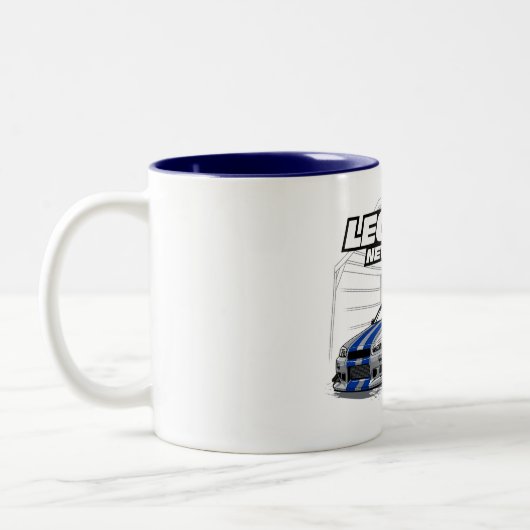 SKYLINE LEGENDS DIE NIE! ZWEIFARBIGE TASSE (Links)