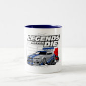 SKYLINE LEGENDS DIE NIE! ZWEIFARBIGE TASSE (Mittel)