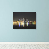 Skyline-Leinwand Louisville Leinwanddruck (Insitu (Holzboden))