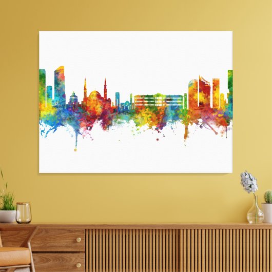 Skyline Leinwanddruck (Insitu (Wohnzimmer))