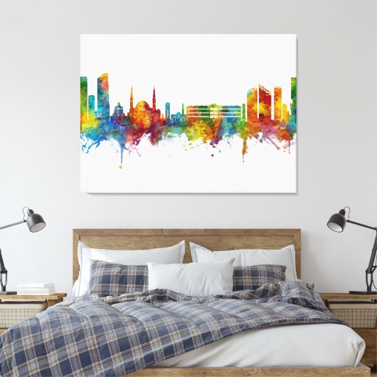 Skyline Leinwanddruck (Insitu (Schlafzimmer))