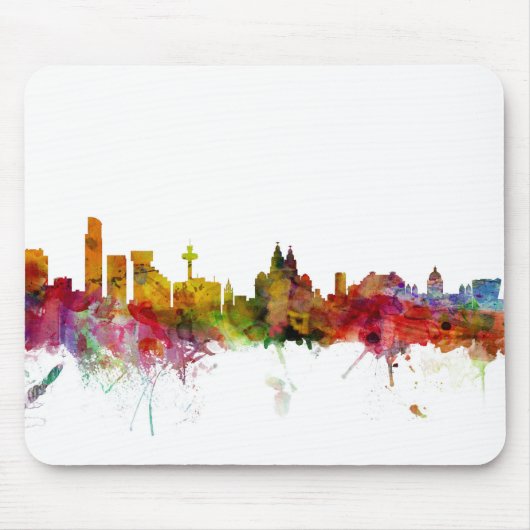 Skyline Liverpools England Mousepad (Vorne)