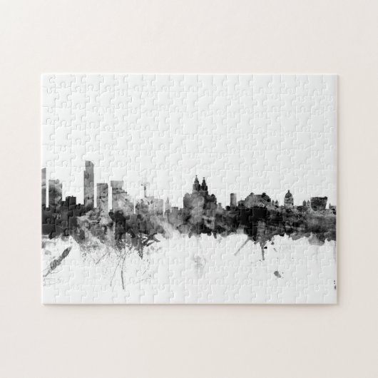 Skyline Liverpools England Puzzle (Horizontal)