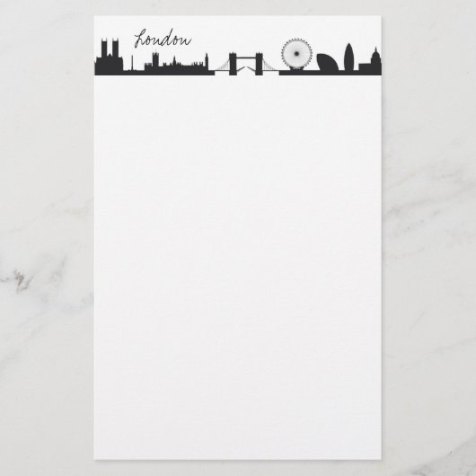 Skyline London Briefpapier (Vorderseite)