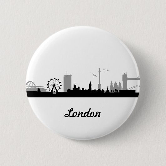 Skyline London Button (Vorderseite)