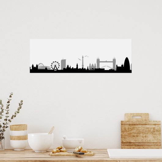 Skyline London Poster (Küche)