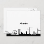 Skyline London Postkarte (Vorne/Hinten)