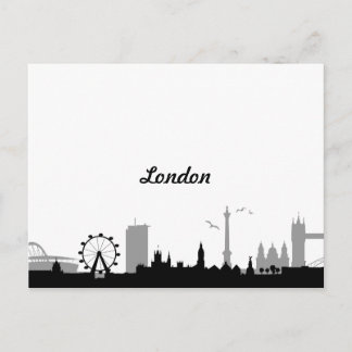 Skyline London Postkarte
