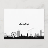 Skyline London Postkarte (Vorderseite)