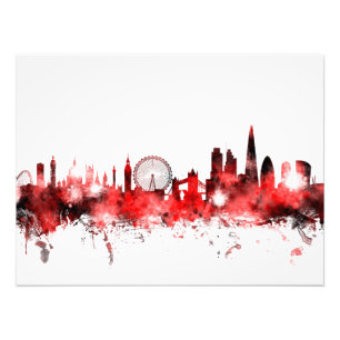 Skyline Londons England Fotodruck