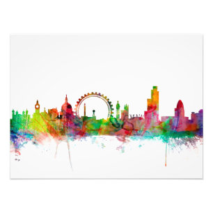 Skyline Londons England Fotodruck