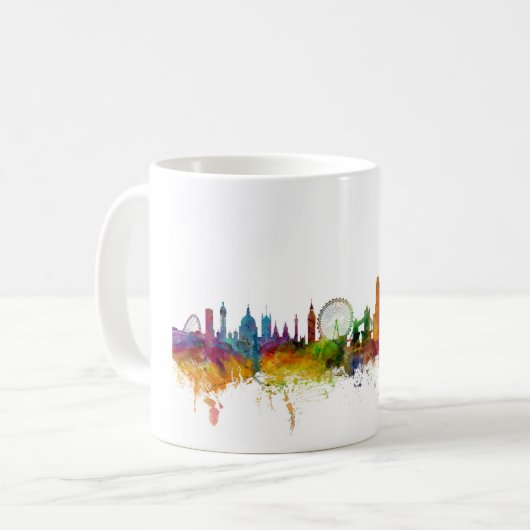 Skyline Londons England Kaffeetasse (Vorderseite Links)