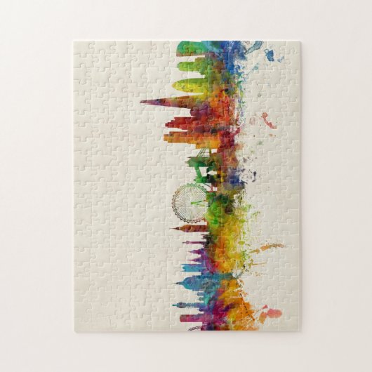 Skyline Londons England Puzzle (Vertikal)