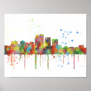 SKYLINE LOUISVILLES, KENTUCKY POSTER