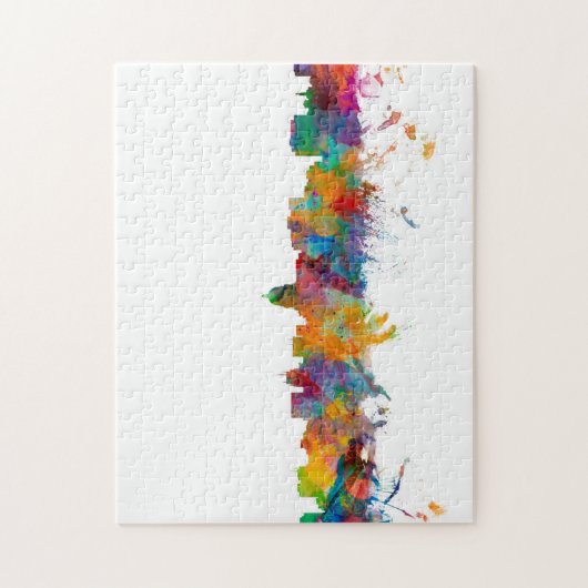 Skyline Madisons Wisconsin Puzzle (Vertikal)