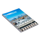 Skyline Mailands in Italien Notizblock (Rechte Seite)