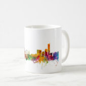 Skyline Manchesters England Kaffeetasse (VorderseiteRechts)