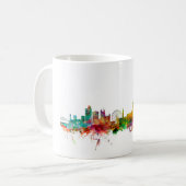 Skyline Manchesters England Kaffeetasse (Vorderseite Links)
