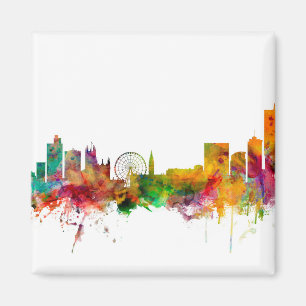 Skyline Manchesters England Magnet