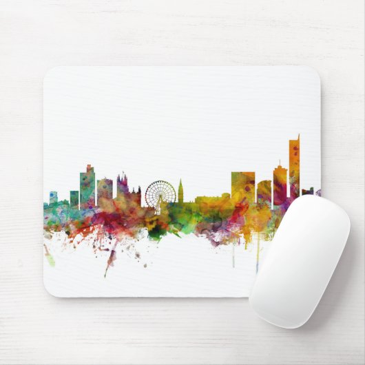 Skyline Manchesters England Mousepad (Mit Mouse)
