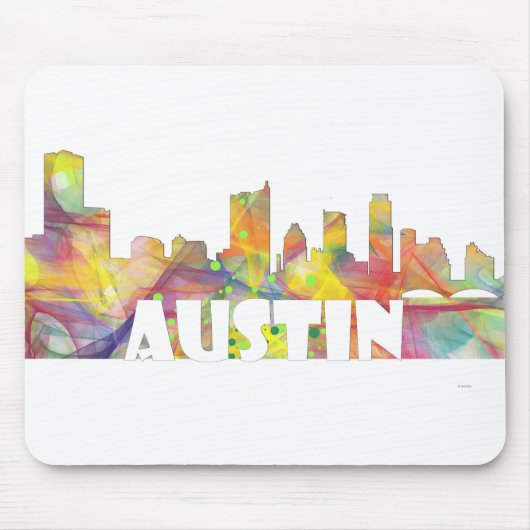 SKYLINE MCLR2 AUSTINS TEXAS MOUSEPAD (Vorne)
