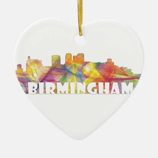 SKYLINE MCLR2 BIRMINGHAMS ALABAMA KERAMIKORNAMENT (Vorne)