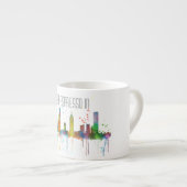 SKYLINE MELBOURNES, VICTORIA AUSTRALIEN ESPRESSOTASSE (Vorderseite Rechts)