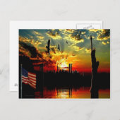 SKYLINE MEMORIAL POSTKARTE (Vorne/Hinten)