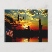 SKYLINE MEMORIAL POSTKARTE (Vorderseite)