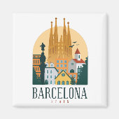 Skyline Metal Magnet (Vorne)