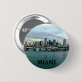 Skyline Miamis Florida Button (Vorne & Hinten)